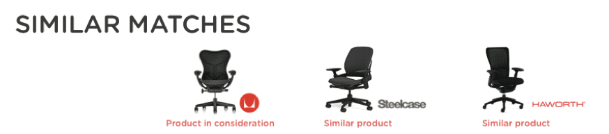 similar matches herman miller chair across competitors